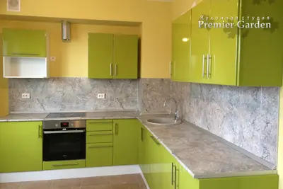 Кухня цвета Олива от Premier Garden
