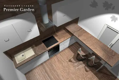 Кухня в стиле минимализм от Premier Garden