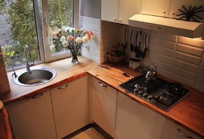 Кухонная столешница и барная стойка из массива