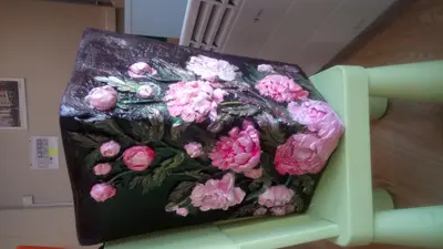 Кашпо-пионы